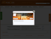 Tablet Screenshot of myairlinenews.com